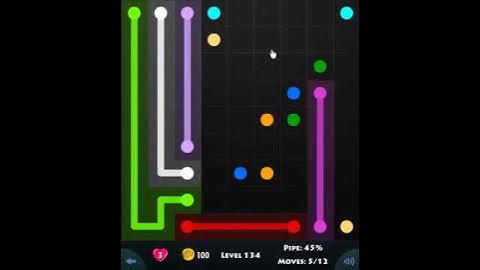 FLOW GAME ON FACEBOOK - LEVEL 134 BEGINNERS PACK