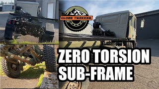 Globe Trekker ZERO TORSION SUBFRAME BUILD INTRO