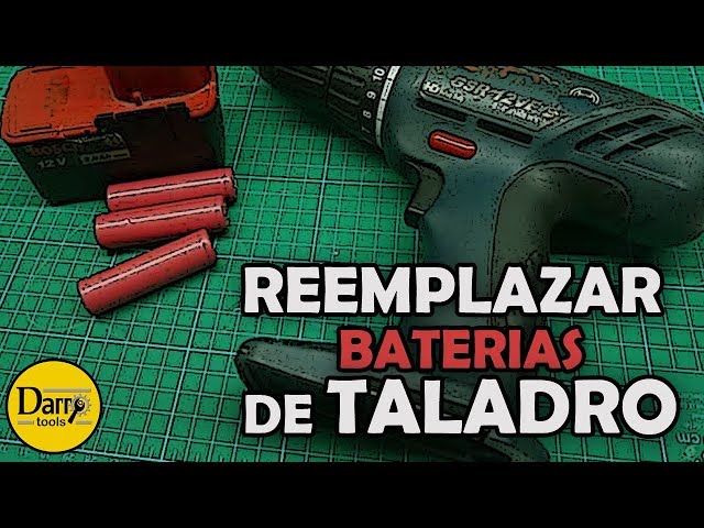 Reemplazar baterías de taladro (Ni Cd por Litio) 