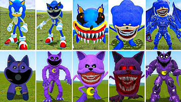 EVOLUTION OF ALL NEW SONIC VS CATNAP SMILING CRITTERS POPPY PLAYTIME CHAPTER 3 In Garry