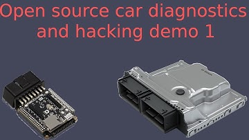 Open sourcing car diagnostics and hacking - OpenVehicleDiag demo 1