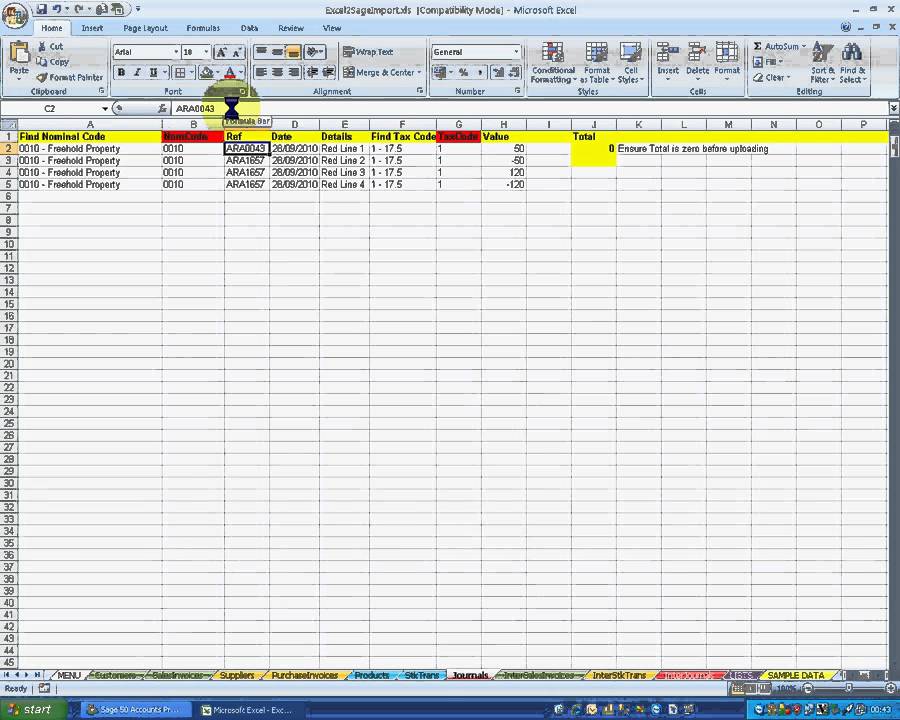 Sage 50 Chart Of Accounts Template