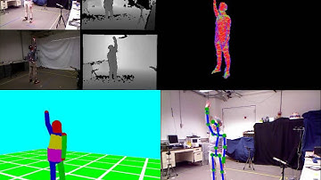Tracking the articulated motion of the human body with two RGBD cameras