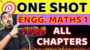 🔴LIVE MATHS 1 ONE SHOT | ALL CHAPTERS | ENGINEERING MATHS 1 | MUMBAI UNIVERSITY |SAURABH DAHIVADKAR