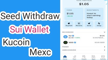 How to withdraw Seed | Seed withdraw to Sui Wallet | Kucoin Exchange