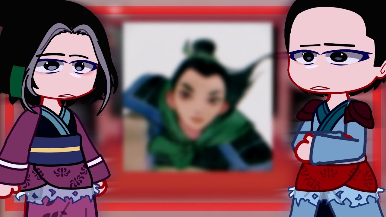 Os Pais de Mulan reagindo a ela ( Gacha Club)
