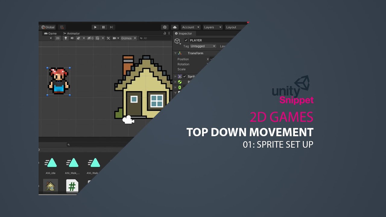 2d Character Setup Top Down 2D Movement ::: Character Set Up - YouTube