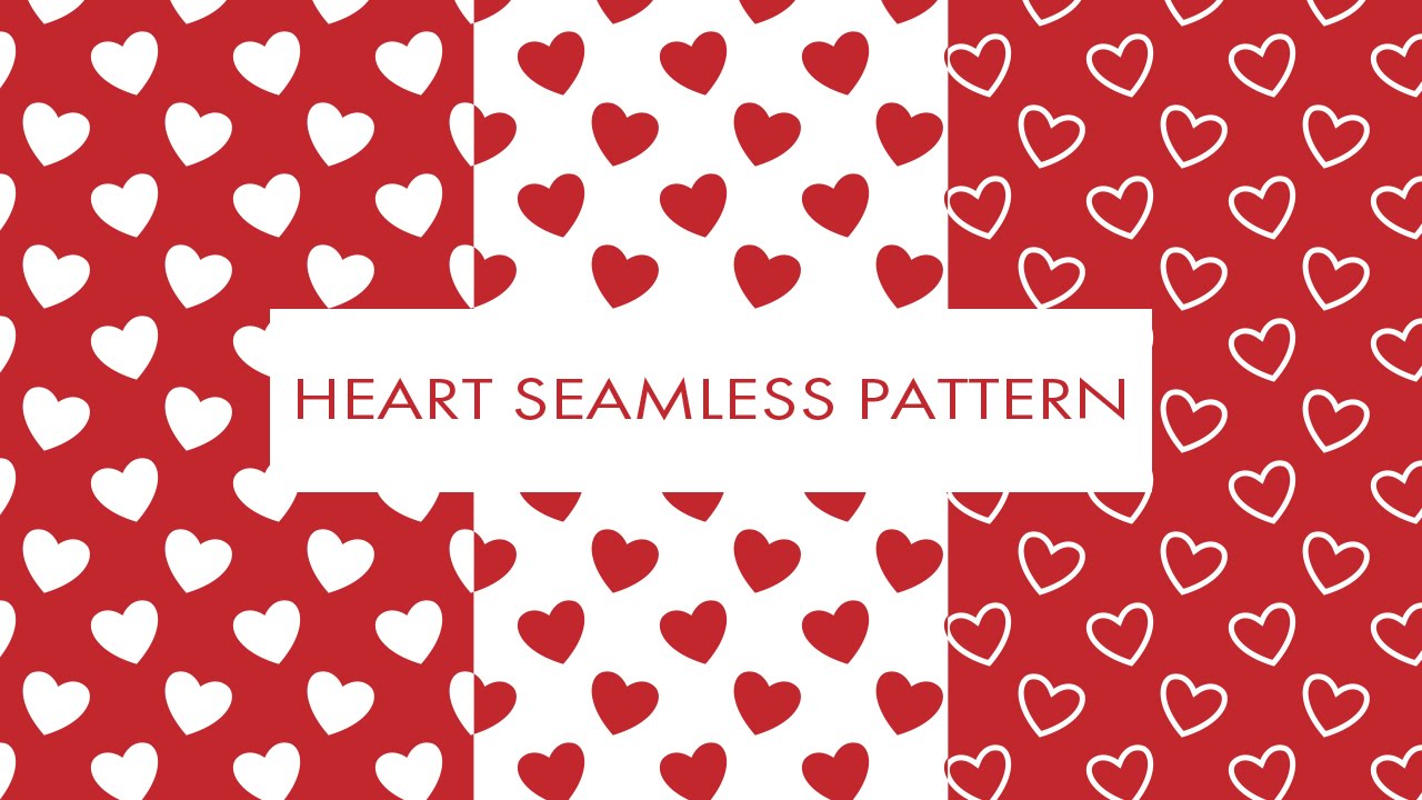 Seamless Pattern Youtube | illustrator short tutorial 5 heart seamless pattern youtube Seamless Pattern Youtube | illustrator short tutorial 5 heart seamless pattern youtube