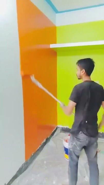 Plastic paint Berger #painting #construction #newvideo