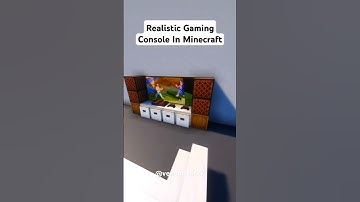 How to make Realistic Gaming Console in #minecraft #shorts #venomstarlive #gaming