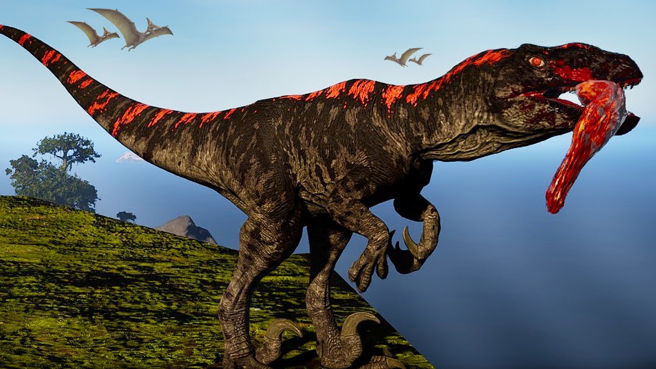 A vida do RAPTOR RED! De Filhote até ELDER PRIME! The Isle Evrima