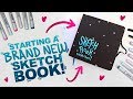 HEART FRECKLES!? | Starting a New Sketchbook! | Copic Marker & Illo Sketchbook