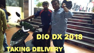 Honda dio dx  2018 edition  taking delivery