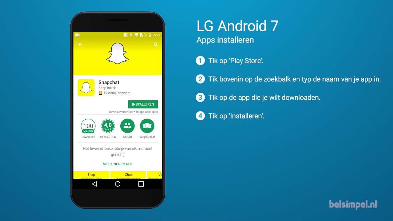 Tips & Tricks - LG smartphone: Apps installeren (Android 7) - YouTube