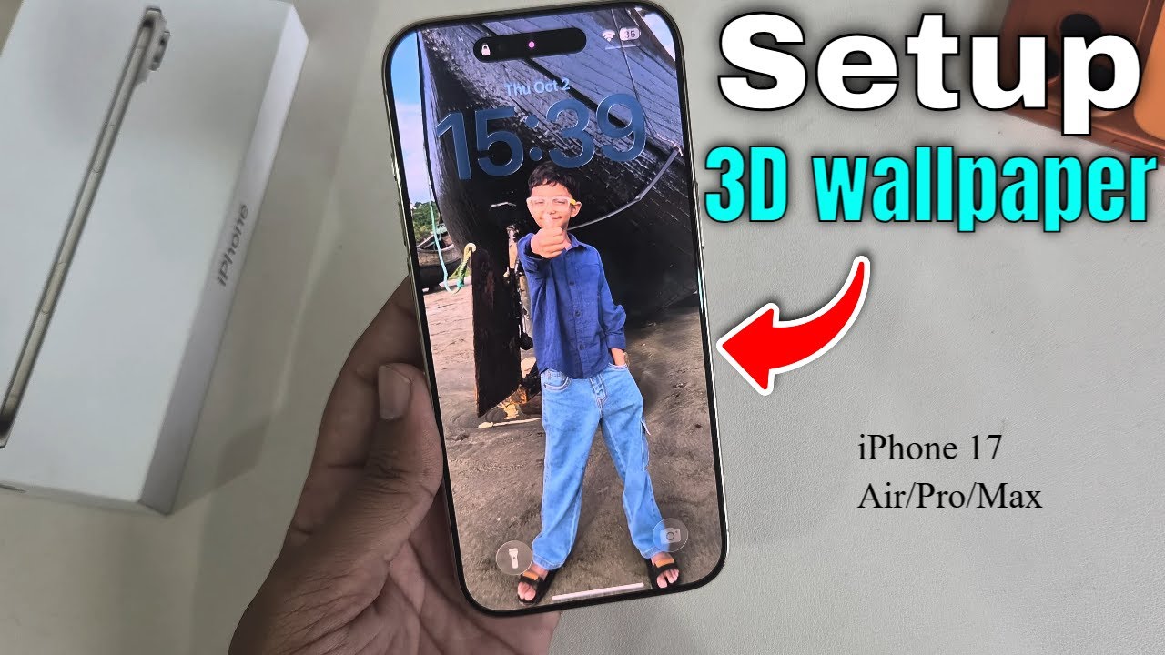 iPhone 17 Air: How to add 3d wallpaper in iPhone