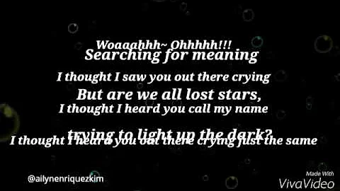 Lost Stars (Jungkook Version) w/ Lyrics