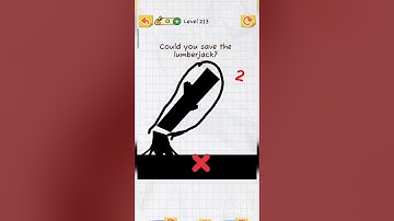 could u save the lumberjack #draw2save #games #shorts