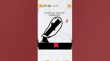 could u save the lumberjack #draw2save #games #shorts