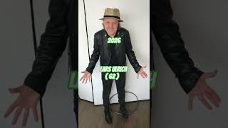 Evolution of Metallica 1983-2026: Our legends are getting old. 💙😢 #metallica #metalfans #metal