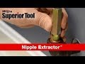 Superior Tool Pipe Nipple Extractor &amp; Thread Remover