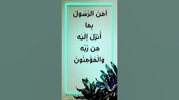 سورة البقره ايه 285