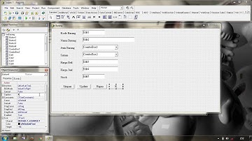 Tutorial Delphi 7 PART 1 Cara membuat form barang