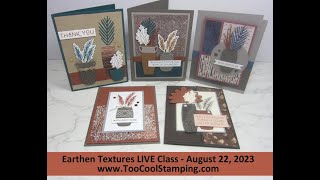 Earthen Textures LIVE Class Replay