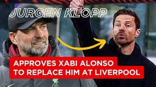 Jurgen Klopp approves Xabi Alonso to replace him as Liverpool manager