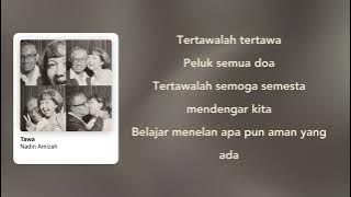 Tawa - Nadin Amizah | Lirik Lagu