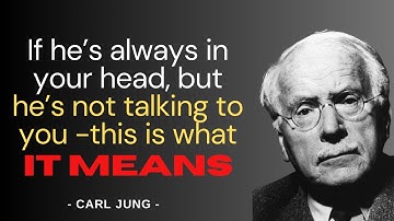 If he’s constantly on your mind, but you’re not talking–THIS IS WHAT IT MEANS | Carl Jung psychology