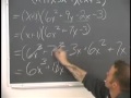 Sec 5 Ex 6 Multiplying Polynomials - Using "FOIL" with three brackets