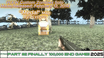 WAW Custom Zombies Solo▐ "Medal" Map Part #2 Finally