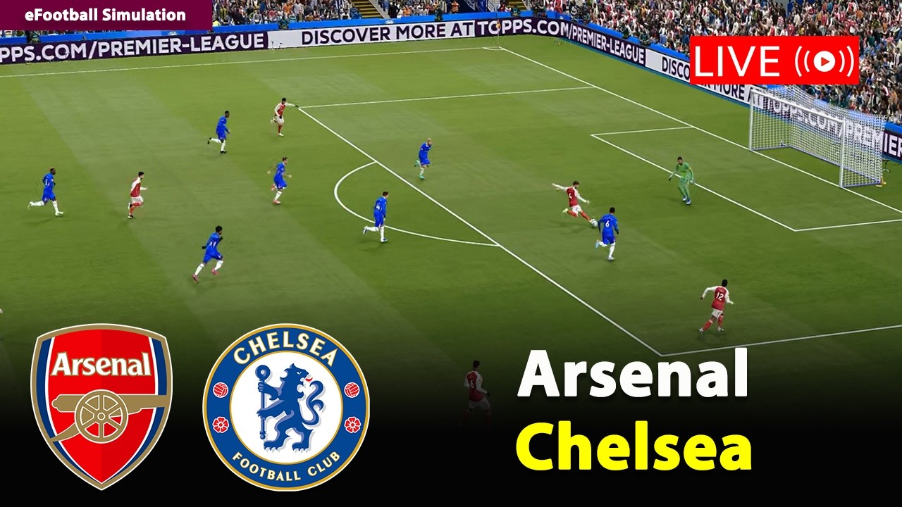 Arsenal vs Chelsea | Premier League 26/27 | eFootball PES21 Simulation