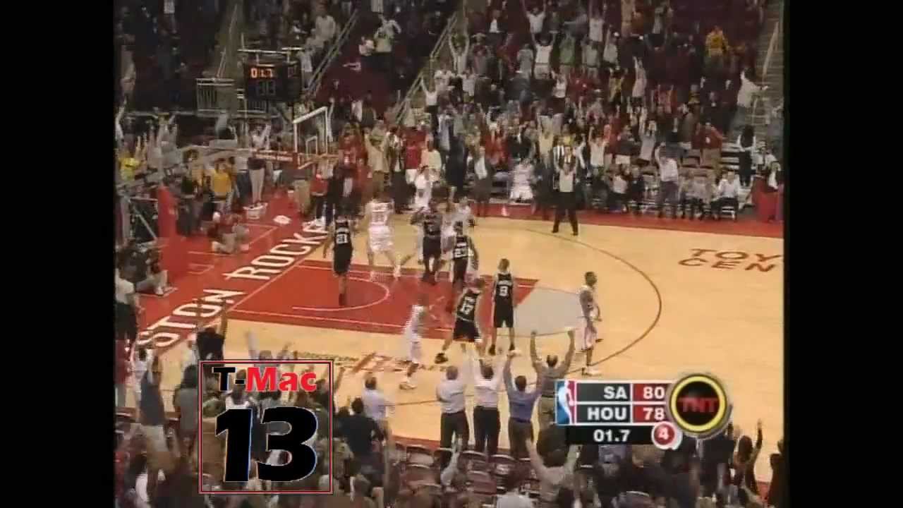 Tracy McGrady - 13 points in 35 seconds HD With counter - YouTube