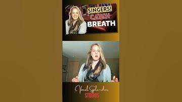 How to Take a Catch Breath When Singing #shorts