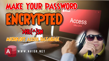 How to Encrypt and Decrypt User Passwords in MS Access Database - Microsoft Access Tutorial