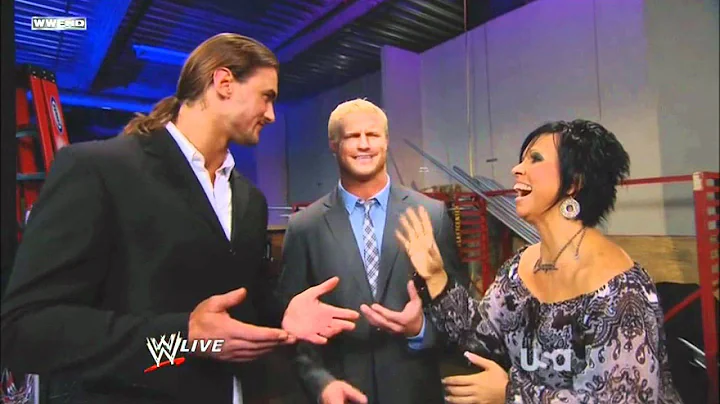 Dolph Ziggler, Vickie Guerrero and Drew McIntyre m...