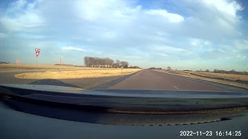 Uniden R4 Radar Detector - great range today. 70 mph zone.