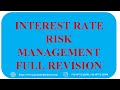 Interest Rate Risk Management Full Revision CA Final SFM Old & New Syllabus