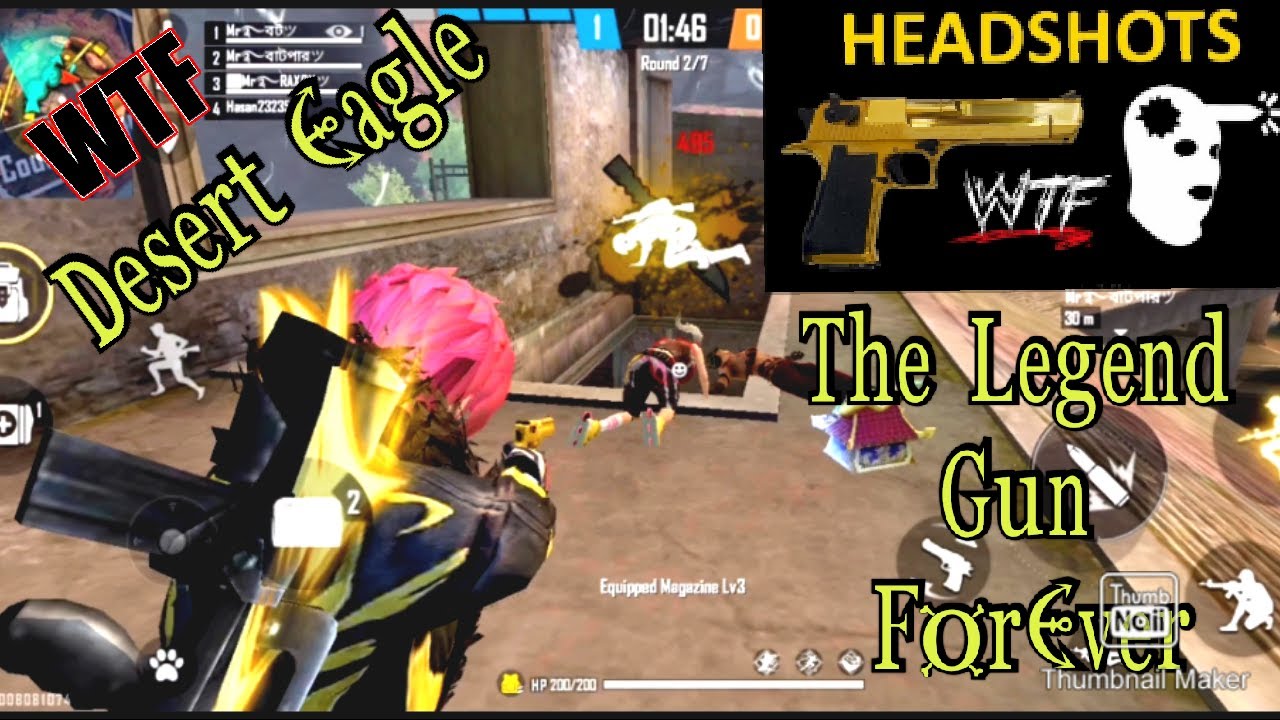[Desert Eagle]#One Tap Headshots Highlight°°😲Best HG Gun For Legend||😍 ...