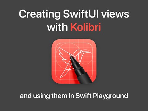 Create a nice SwiftUI View with Kolibri and Playgrounds on iPad