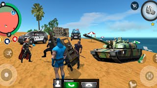 Rope Frog Ninja Superhero and Military Tank in Open World Game - Android Gameplay screenshot 3
