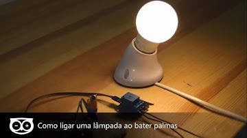 Como ligar uma lâmpada batendo palmas? || Arduino Portugal