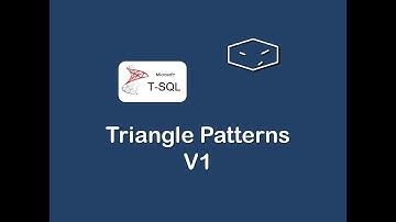 triangle patterns v1 in t-sql