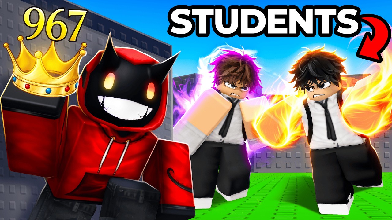 I Snuck Into A School Strongest Battlegrounds Tournament...