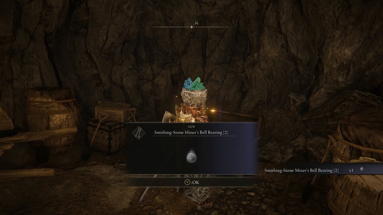 Smithing Stone Miner's Bell Bearing 2 Location Elden Ring YouTube