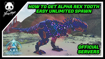 How To Get Alpha Rexes To Spawn - Unlimited Alpha Rex Tooths | ARK: Survival Ascended