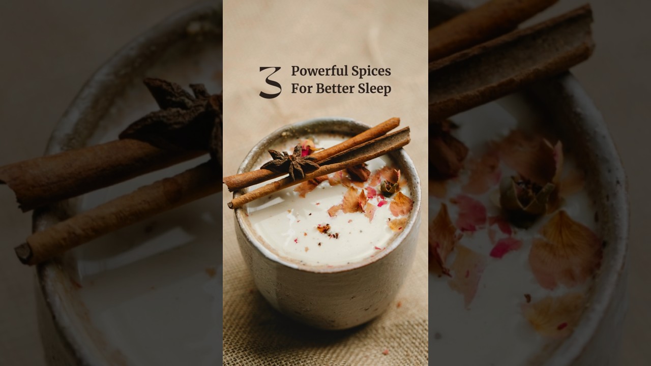 3 Powerful Spices For Better Sleep ✨💤
