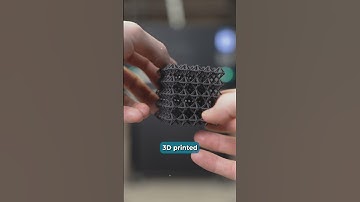 Flexible Lattice Cube 3D printed by a Laser