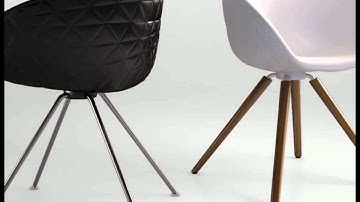 Tonon 905 structure steel/wood chair 2013 3D model from CGTrader.com